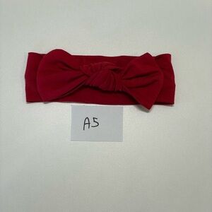 Little Sleepies holiday red bow headband